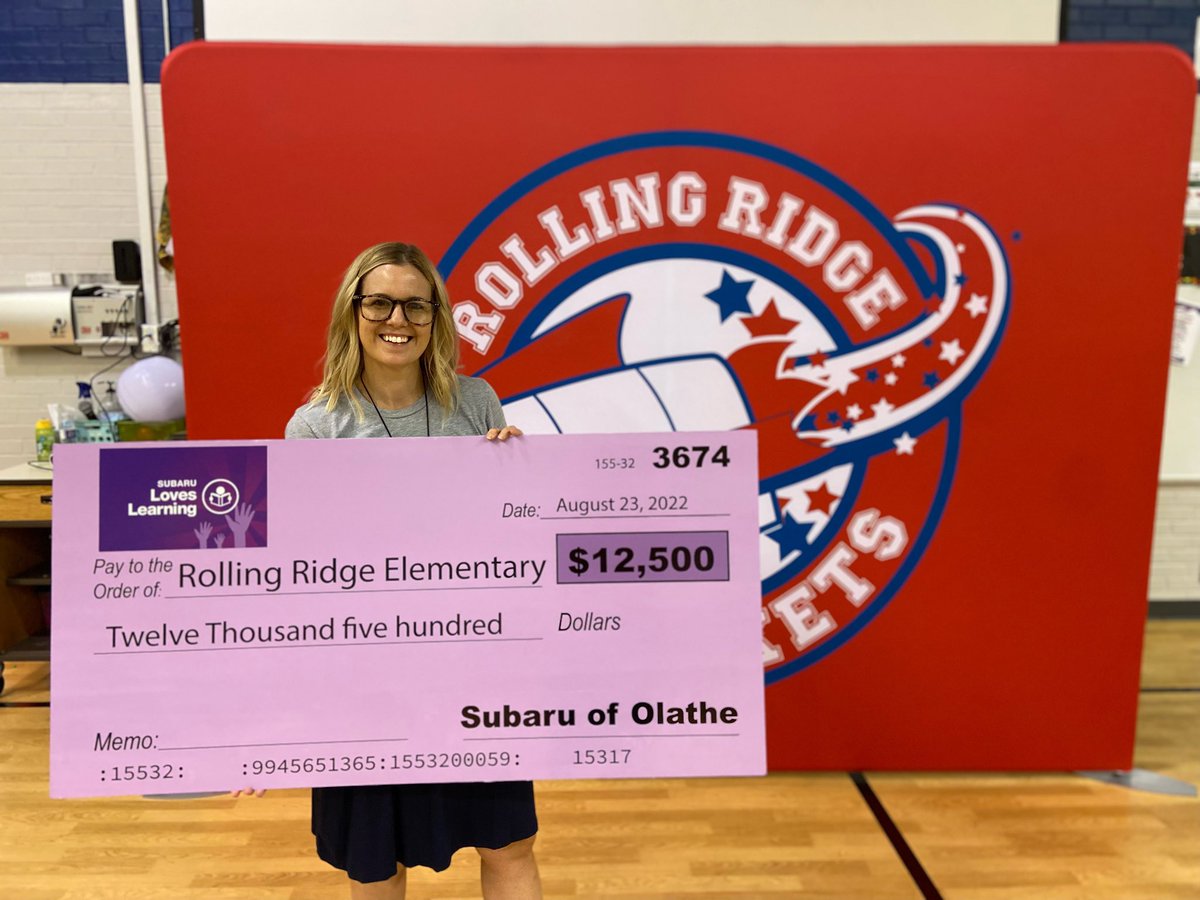 DanielleNCSP's tweet photo. Can’t get over our amazing commUNITY. Our Ts were gifted over $12K for their classrooms, which will be paid forward to our amazing Ss! We are so grateful! @olatheschools @RocketsRR #OPSfortheirFuture https://t.co/y6xhkFhCtL