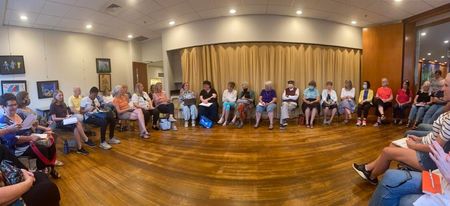 Fine Arts League of Cary (@arts_cary) on Twitter photo Thank you <a href="/WildNatacha/">Natacha</a> + all who came out for <a href="/arts_cary/">Fine Arts League of Cary</a> FALC's Artist RoundTable,an educational + free public event|Last night's discussion was on the topic of exhibiting work | Visit us @ fineartsleagueofcary.org
#DowntownCary #TriangleNC #RaleighNC #DurhamNC #MorrisvilleNC #Art Thank you <a href="/WildNatacha/">Natacha</a> + all who came out for <a href="/arts_cary/">Fine Arts League of Cary</a> FALC's Artist RoundTable,an educational + free public event|Last night's discussion was on the topic of exhibiting work | Visit us @ fineartsleagueofcary.org
#DowntownCary #TriangleNC #RaleighNC #DurhamNC #MorrisvilleNC #Art