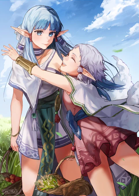 Olha and Isha are such cute sisters! I love their designs. Im excited to see more of them in the new game 🥰@Ysonline_en #YsSisterVibe 