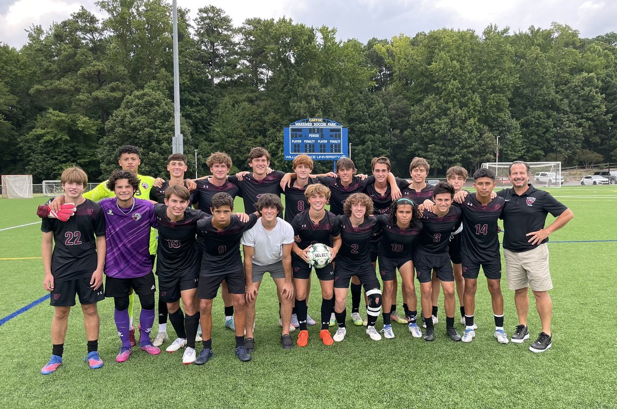 Wakefieldmsoc's tweet photo. What a victory. Down 3-1 with 20 minutes left and @nahum.orellana10 and @xanderl_10 got it done and helped lead Wakefield to an incredible 4-3 win! This amazing teams is now 4-0-1. Holla at us. #wakefieldwolverines #whswolverineclub #wakefieldathletics https://t.co/ys8Zzp7UY8