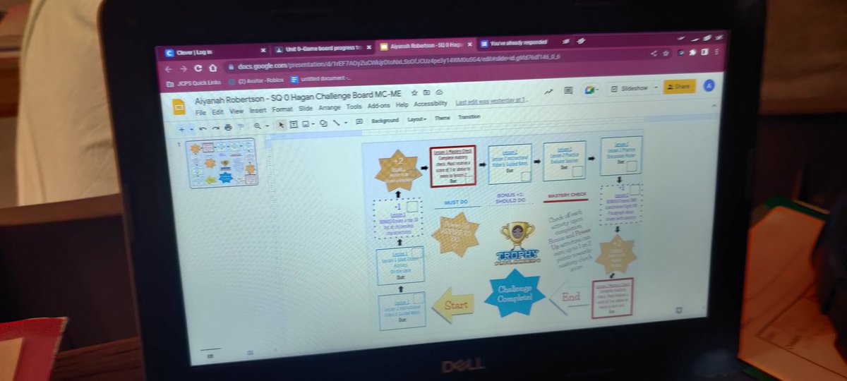 Noe_JCPS's tweet photo. Students @Noe_JCPS control their own learning through self-paced structures like guided notes, challenge boards, and progress trackers.  The Modern Classroom Project (MCP) is a "Must Do" for student engagement. 
#MiddleLeads https://t.co/2MLrzT7ueW