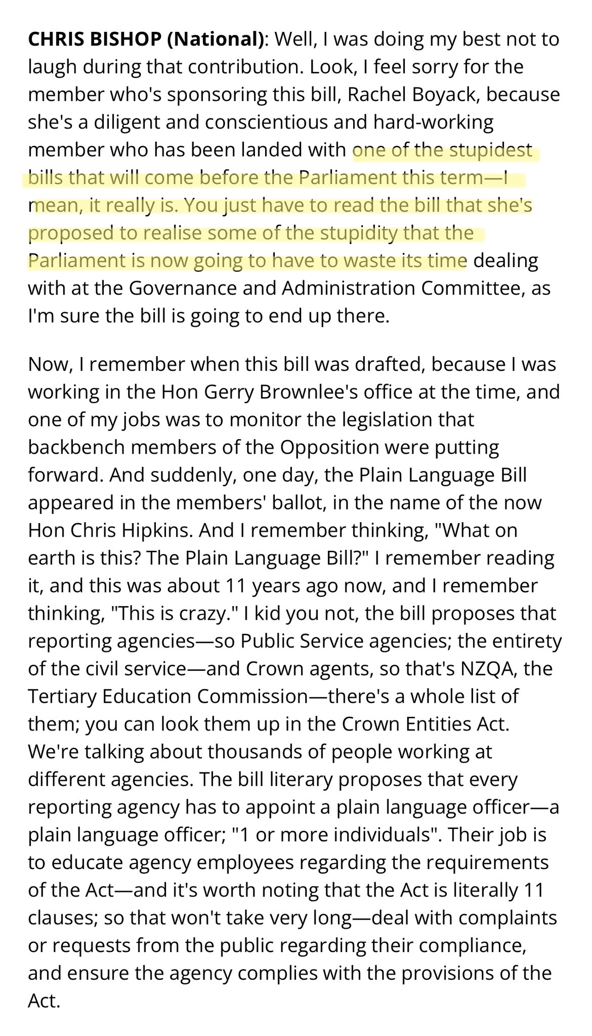 Thomas Cranmer on Twitter: "What fresh lunacy has the government planned  for us? Described by Chris Bishop as “one of the stupidest bills that will  come before Parliament this term” the Plain