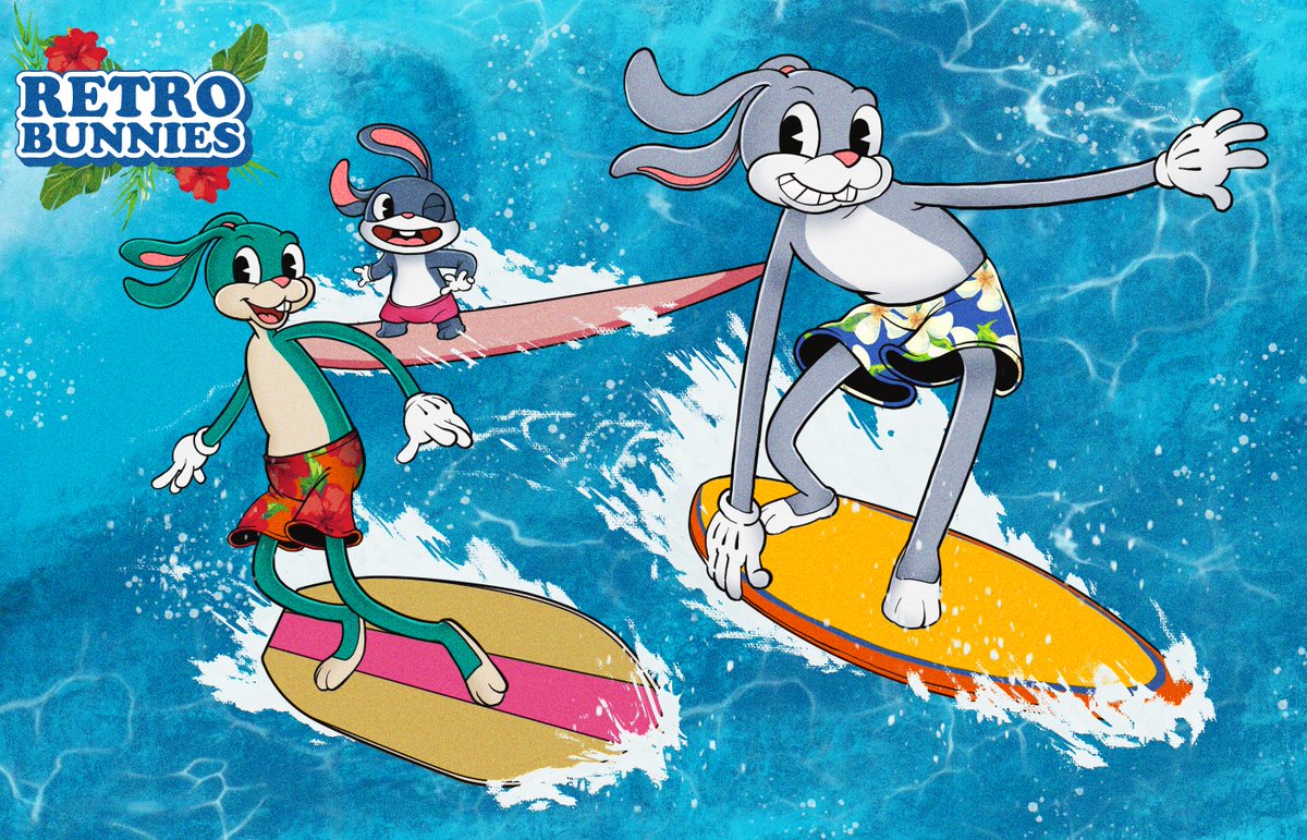 Retro Bunnies tweet media