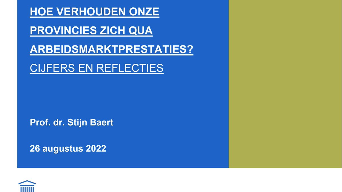 Stijn_Baert's tweet photo. 1,3 miljoen Belgen zijn tussen de 25 en 64 jaar maar noch aan het werk noch op zoek naar 'n baan. Dat bleek uit eerdere studie (https://t.co/FMccHQDRif). Met dank aan nieuwe gegevens kunnen we vandaag opdelen naar provincie. Leest u mee hier of via https://t.co/S0S7bHxTRS? (1/8) https://t.co/I15ZOUhdId