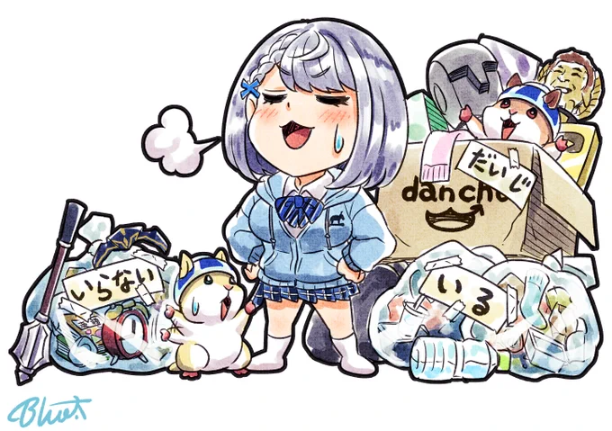 ダンチョ、ダンシャリ、キヲツケテ、、、(引っ越し前に慌てて大事なケーブル捨てたことある)#ノエラート  
