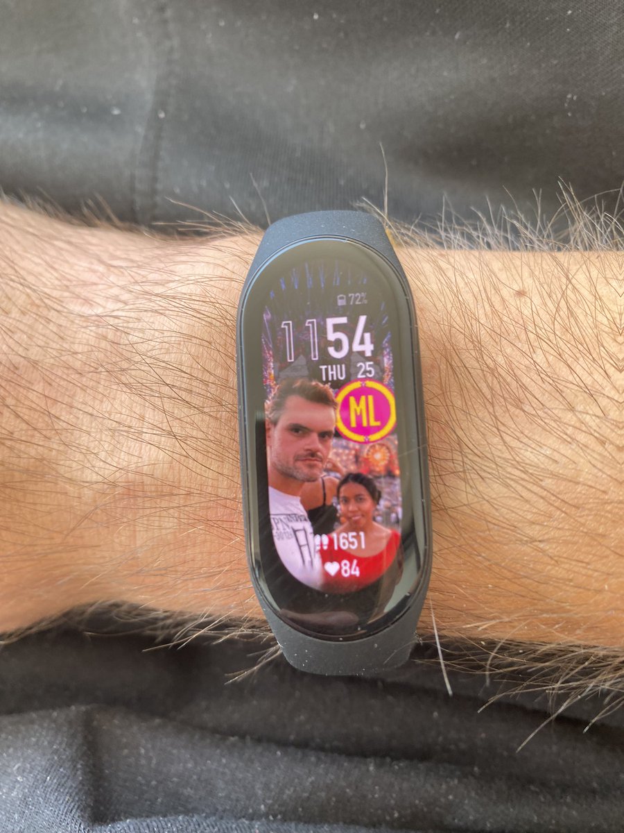 BadToxic's tweet photo. Got my new #MiBand7 - first thing to do: creating a #customWatchFace fitting for the #Mysteryland #festival, we are on the way to atm.
#MiBand #band #wristband #watch #watchFace #custom #Uhr #wristWatch #Armbanduhr #fitnessBand #selfMade #diy #MysterylandFestival #musicFestival https://t.co/OITxMtxbLA