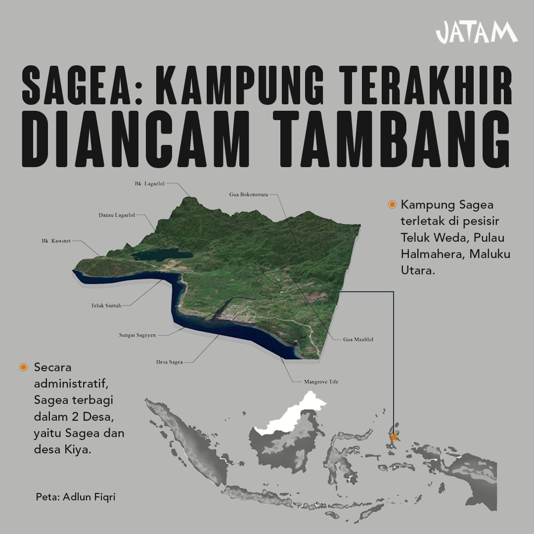 jatamnas's tweet photo. Sagea: Kampung Terakhir Diancam Tambang

Setelah sebagian besar ruang hidup warga Halmahera diluluhlantakkan oleh perluasan industri ekstraktif, kini Sagea, ruang hidup tersisa warga juga terancam dicaplok oleh industri tambang.

https://t.co/jf0yof102O

#SaveSagea
#SaveHalmahera https://t.co/ZQ7CyB5aSy