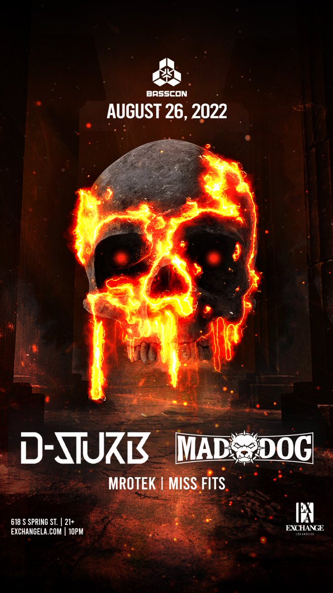 DjMISSFITS's tweet photo. Super excited for tomorrow | definitely a set you donโt want to miss โค๏ธโ๐ฅ | ticket Link in the bio ๐ข #missfits #maddog #dsturb #mrotek #basscon #exchangla #aoh https://t.co/CHxhCq7r58