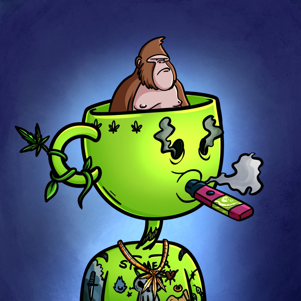 VeggieDude_Sol's tweet photo. @nft_drop_here_ @StonerCupsNFT #SlurpCups https://t.co/HDyNLomd6w