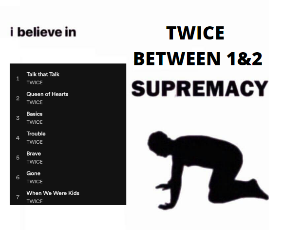 TWICE SUPREMACY 🙇‍♀️

#TWICE #트와이스
#BETWEEN1and2 #TalkthatTalk