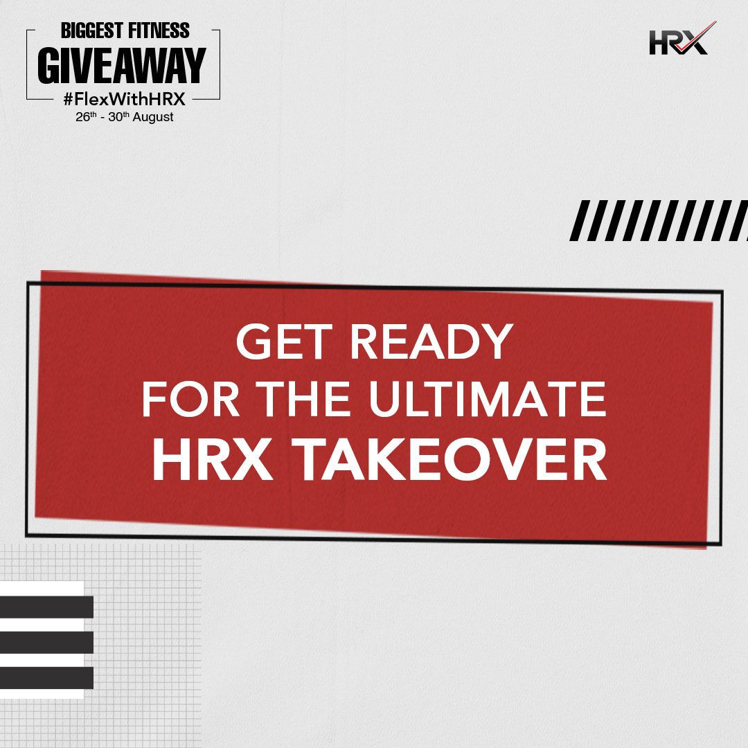 hrxbrand's tweet photo. DID YOU ADD TO CART YET? ๐
Flipkart BIGGEST FITNESS GIVEAWAY is now LIVE.
Enjoy upto 70% off on a wide range of Sports & Fitness products- just a few clicks away
Shop now: https://t.co/gwDGvrb0XY
#BiggestFitnessGiveaway #FlexwithHRX #KeepGoing #Flipkart #HRX #hrxbrand https://t.co/TCFI51VOLN
