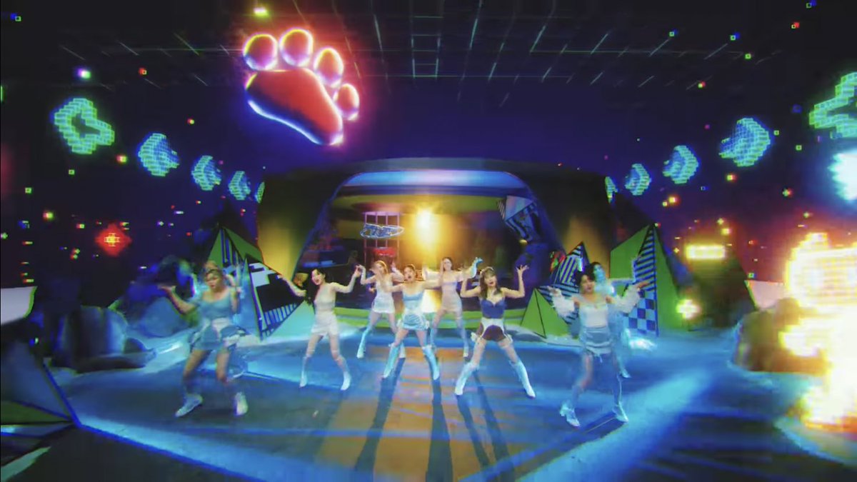 #TWICE in the music video for ‘Talk That Talk.’