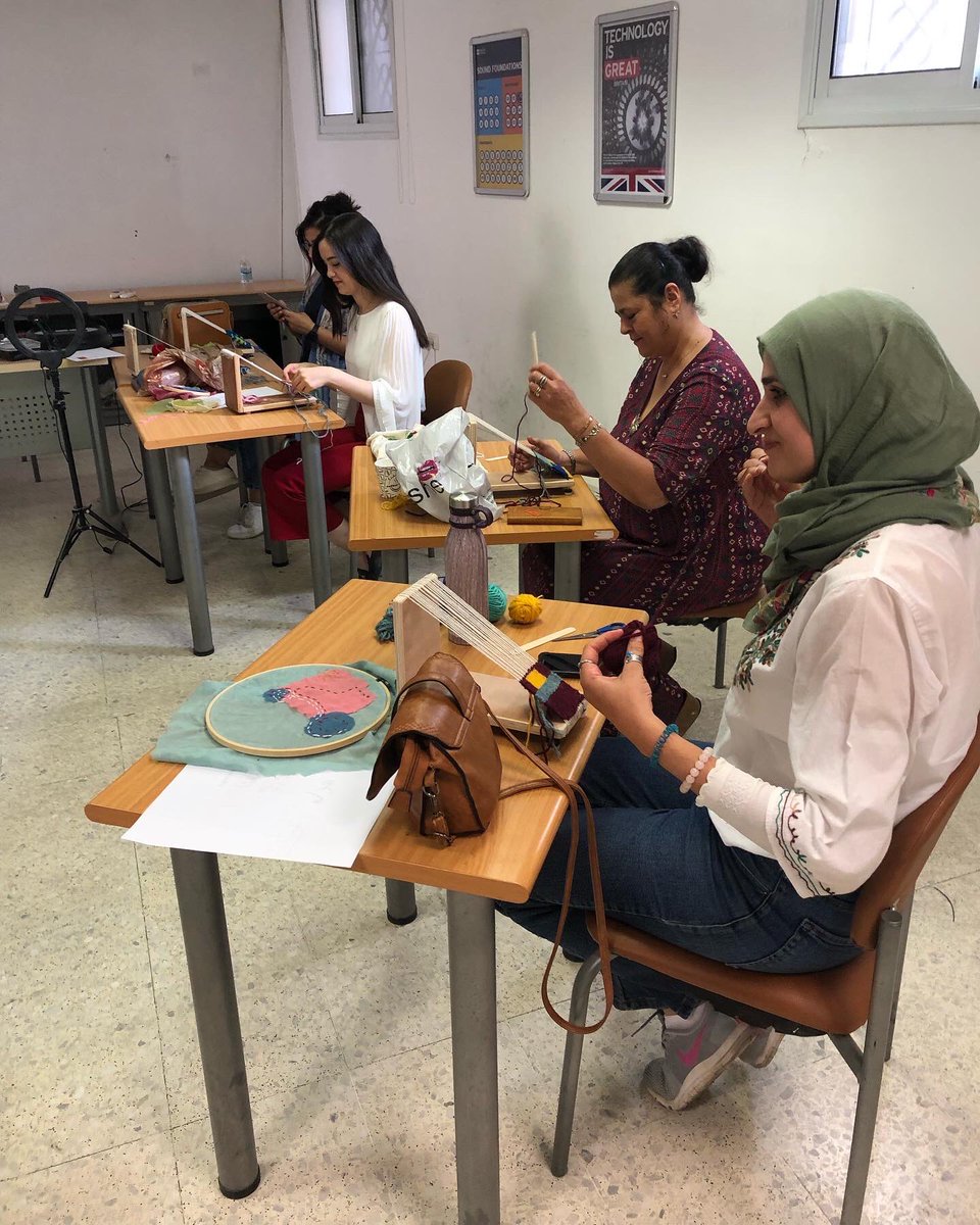 MartinDaltry's tweet photo. Textile arts from our latest residency led by AlElieh @BritishCouncil #JerusalemCreativeSpaces #eliehig @sdk6688 @ps_British @UKinJerusalem https://t.co/YYFYiXUjQF