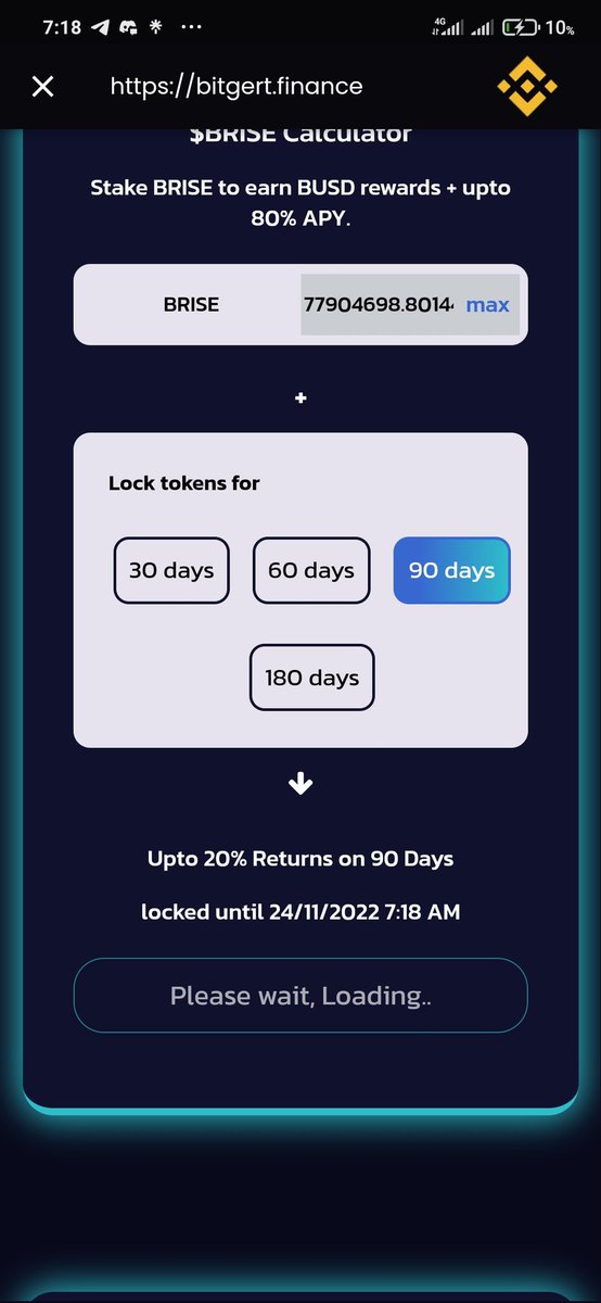 Patrick92888686's tweet photo. @Brisecommunity 
Hello dear members
How can i stake my BRISE
I use the Brise wallet app
But i doesn't respond https://t.co/UfuOS4Iye9