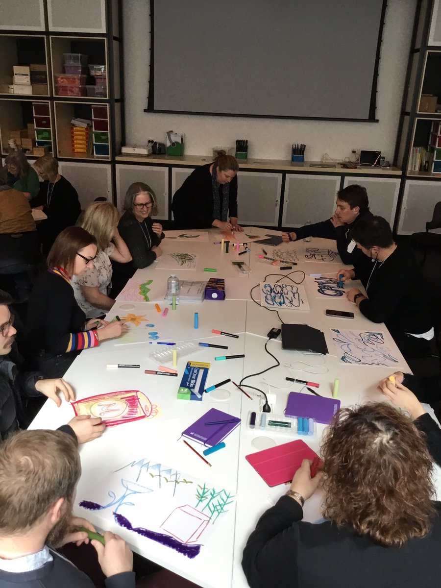 Everyone is creating with Jasmine Seymour <a href="/Girrawi/">Jasmine Seymour</a> as we explore Open Your Heart to Visual Literacies <a href="/ALEA_ACMI2022/">ALEA_ACMI2024</a> #literacy #visual_literacies