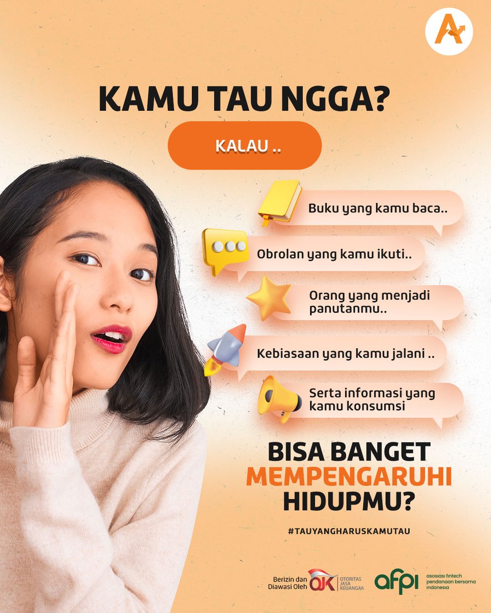 Asetku_id's tweet photo. Sekarang kamu sudah tau kan kalau beberapa hal ini ternyata memiliki dampak besar pada kehidupanmu #TemanKu..

Nah untuk itu yuk ubah 5 hal ini menjadi hal yang positif dan bisa berdampak baik pada hidupmu!

🚀Like, Comment &amp; Share

#AsetKu 
#TipsKeuangan
#MerdekaFinansial
#P2PL https://t.co/Qul52mJJnH