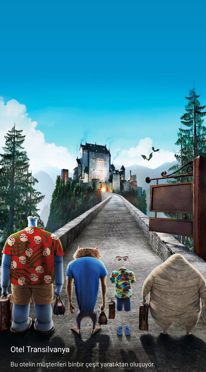 Bu otelin müşterileri binbir çeşit yaratıktan oluşuyor. #OtelTransilvanya