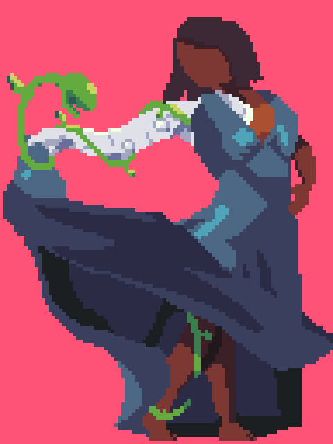 Need a name for this new OC
#pixelart #aseprite #OC