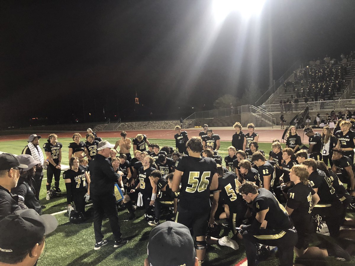 What a great night for the Jags! Football gets a big opening win over the Poudre Impalas, the Marching Jags looked and sounded great! Our Pom’s and Cheer were exceptional! 

The Golden Boys and Canyon Crazies were in full force!

What a great night to be a Jag!