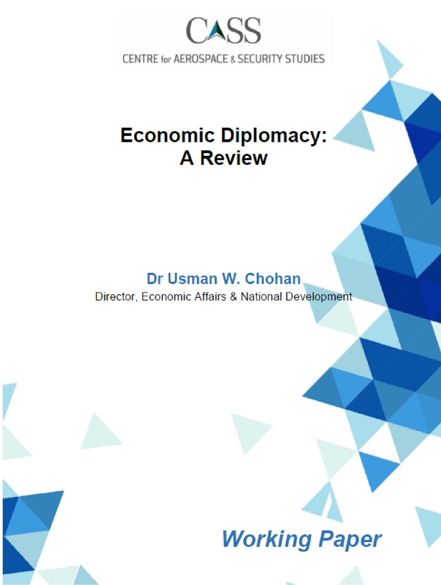 CassThinkers's tweet photo. 📚 Publication Re-plug | With so much talk of #EconSec, 🇵🇰 must pay heed to emergence of #EconomicDiplomacy as an international phenomenon given its salience to #PublicValue creation.
👀Download our #WorkingPaper by Director Dr @EconomistChohan
🔗https://t.co/i7HMU2n9Gn https://t.co/flyJFtu5dl