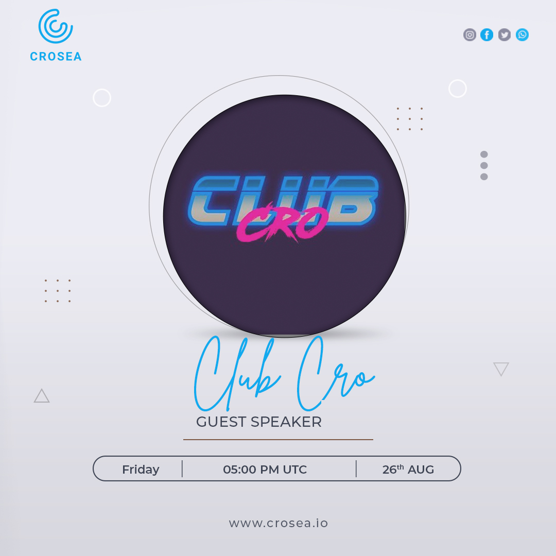 croseanft's tweet photo. #crofam, Come join us on the biggest #Giveaway_Event for August from #Crosea #NFTMarketplace with 
@ClubCro 

1⃣ ❤️&amp;🔁
2⃣ Follow @croseanft &amp; @ClubCro 
3⃣ Tag 3 Friends

https://t.co/skNxpXKzda

#cro #cronos #cronosnft #FFTB https://t.co/XG2k9mCMRw