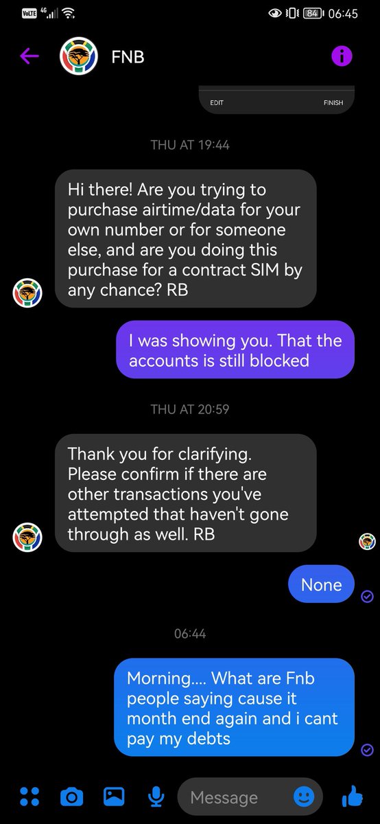 tuelosivela's tweet photo. @FNBSA Guy who can help me... FNB BLOCKED my profile and i cant use the money i have... Are they running a perimet scheme with our money when they just block it https://t.co/zTC9SgsiTn