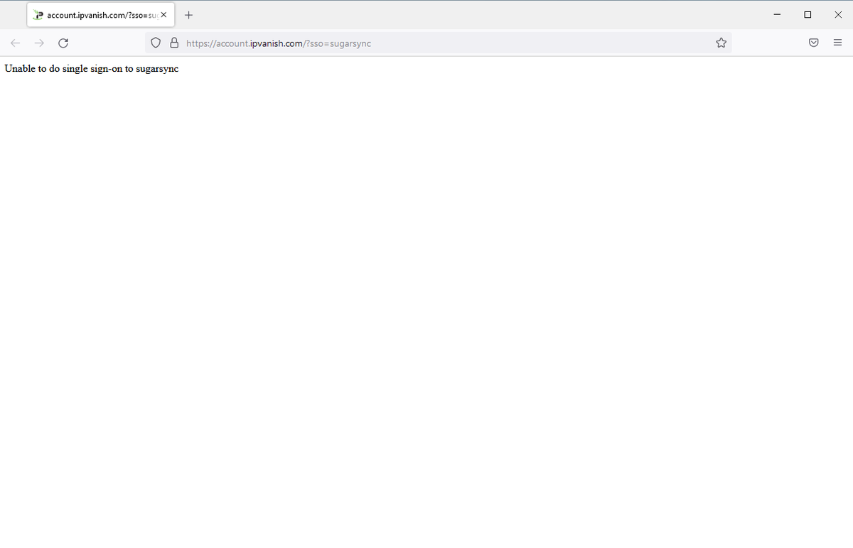 0nStreams's tweet photo. @SugarSync @IPVanish I can't seem to be able to claim my 250GBs to SugarSync that come with my IPVanish account, when I click the login to SugarSync button on my IPVanish dashboard to manage my account it sends me to this page https://t.co/yCovH2ORev