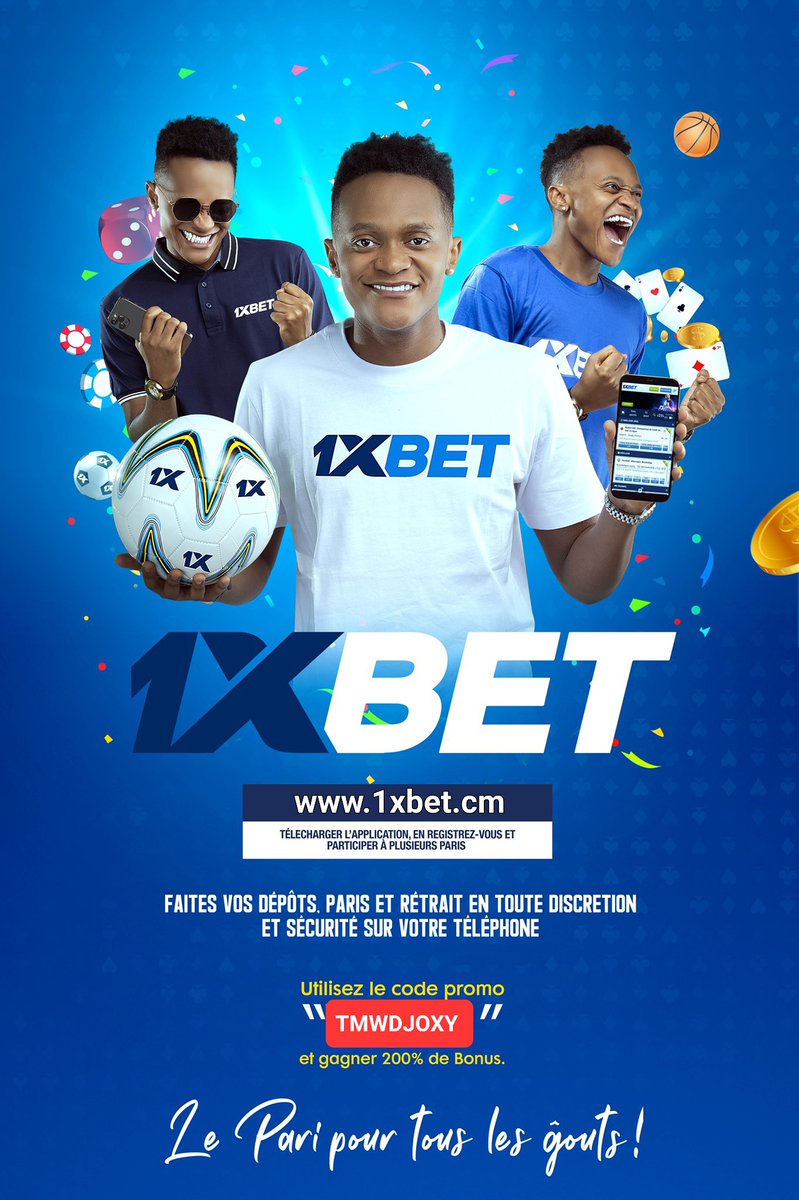 Sykatris's tweet photo. Meilleur Code Promo TMWDJOXY 
COMMENT S'INSCRIRE SUR 1XBET?
Click sur inscription
Choisir l'inscription par email ou Complète
Remplir les cases avec tes vrais informations.
Mets le code promo TMWDJOXY
Choisir bonus sport bénéficier des avantages suivants⤵️300% de bonus ... https://t.co/XHbdiXMIcJ