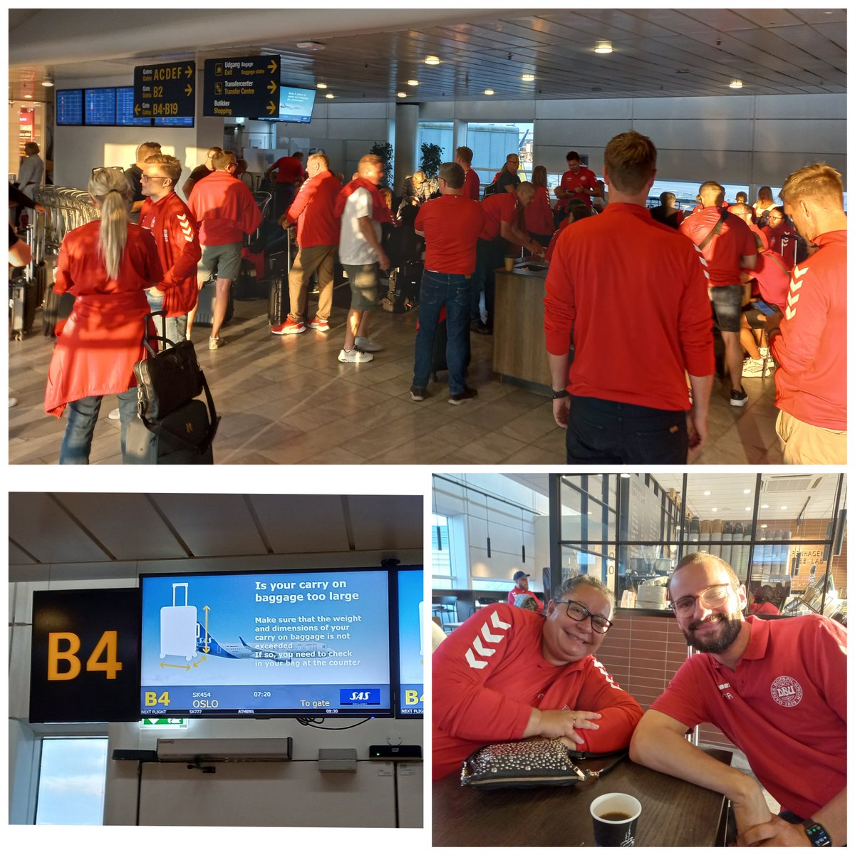 sbartels72's tweet photo. CPH  Airport is red and white. Off to Oslo for #AteaTP2B https://t.co/xEvdeWBP3O