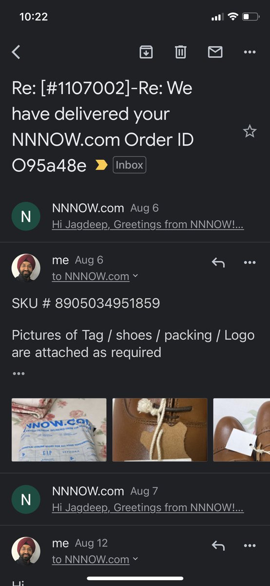 Jag_anand's tweet photo. @heynnnow  I have been following your care team for a material return and you have such a poor team which does not care at all for the customer - I feel your portal is more of a fraud - please look Into this and 10 mails but no result - order id: O95A48E https://t.co/Fyceyc4awS