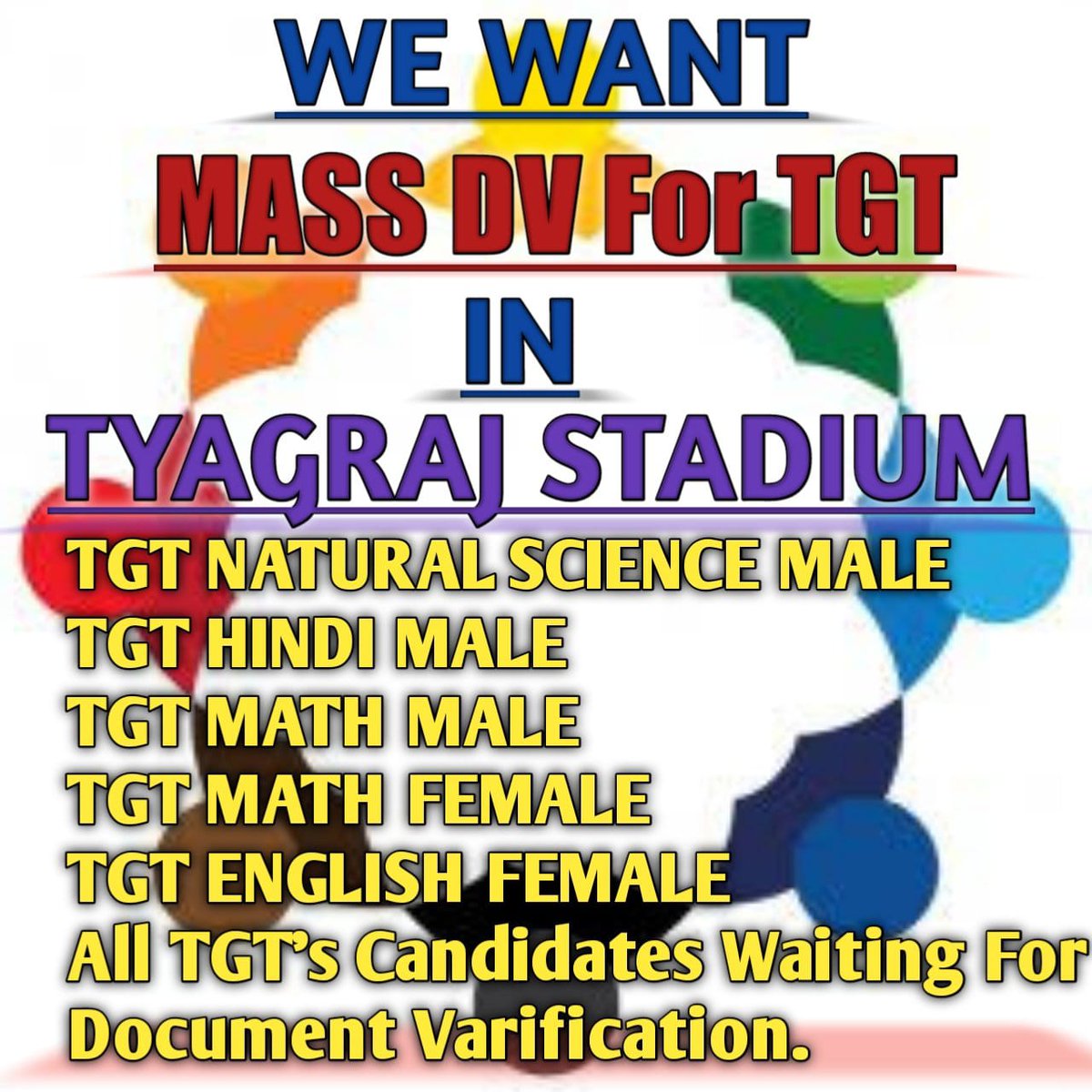 ChaudharyChinky's tweet photo. पहले वालों का किया, हमारा भी करो,
TGT MASS DOCUMENT VERIFICATION की DATE धरो।

#MASS_DV_TGT_DOE
#MASS_DV_TGT_SEPTEMBER

@gupta_iitdelhi @msisodia @LtGovDelhi  @ArvindKejriwal  
 @socialjustice @Dir_Education 
@PbpandeyB
@DelhiEduNews
@SCERT2021
@atishiAAP https://t.co/hLUM5x67PX