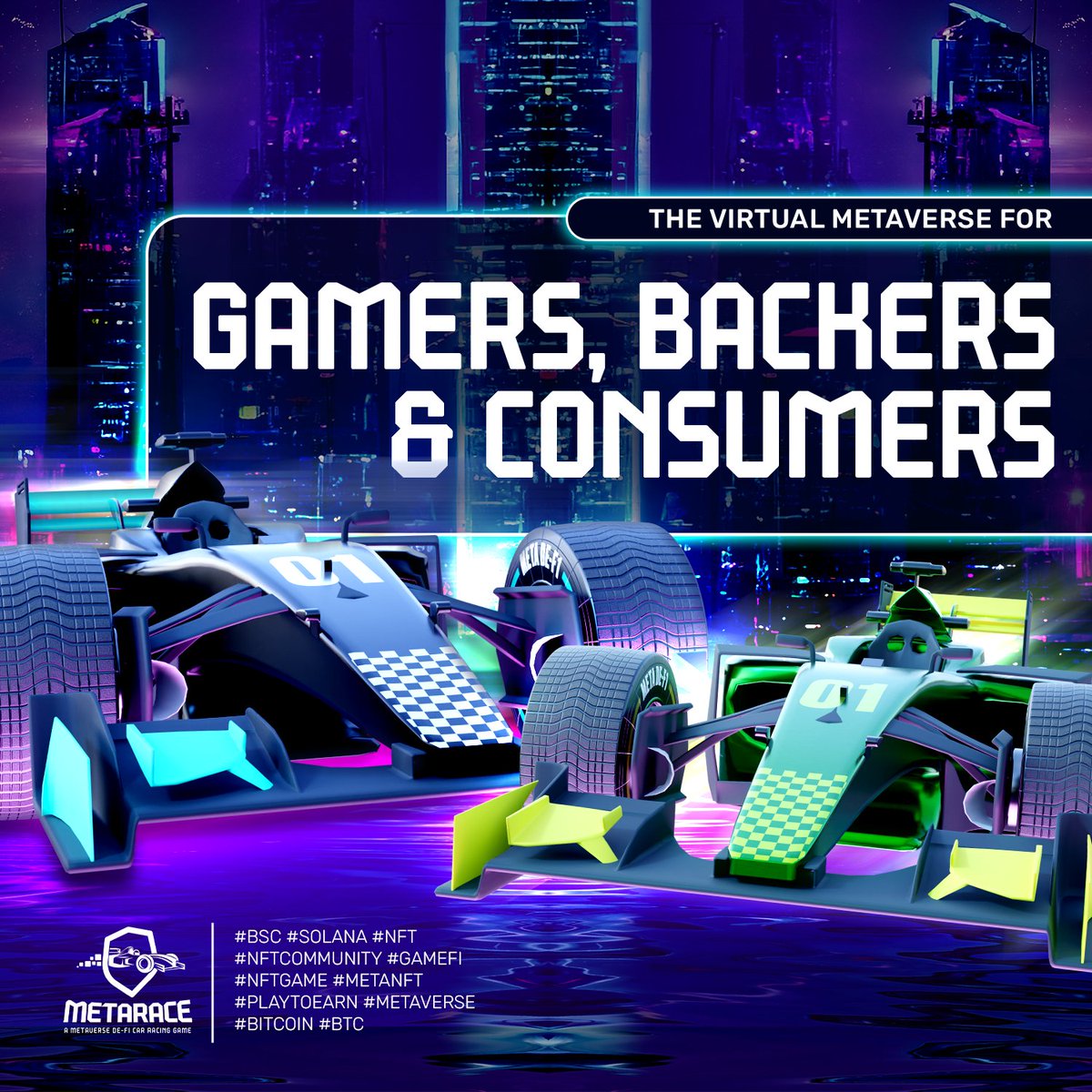 metadef1racing's tweet photo. 🎮 We are committed to bringing the virtual Metaverse to gamers, backers, and consumers. 
🏎 We offer them to own a car, race the course, yield passive income, and rule the platform.
👉https://t.co/1qEtD0Ge7t
#NFT #NFTCommunity #GameFi #NFTGame #Metaverse #BTC #NFTs #BSCGem https://t.co/wMCFWCh6F8