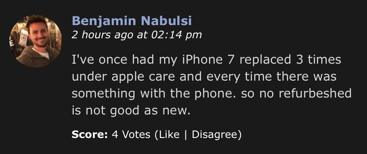 Alternatively, it seems like each one of the devices had about one replacement each, so I’d say that the refurbished devices were precisely as good as new devices.