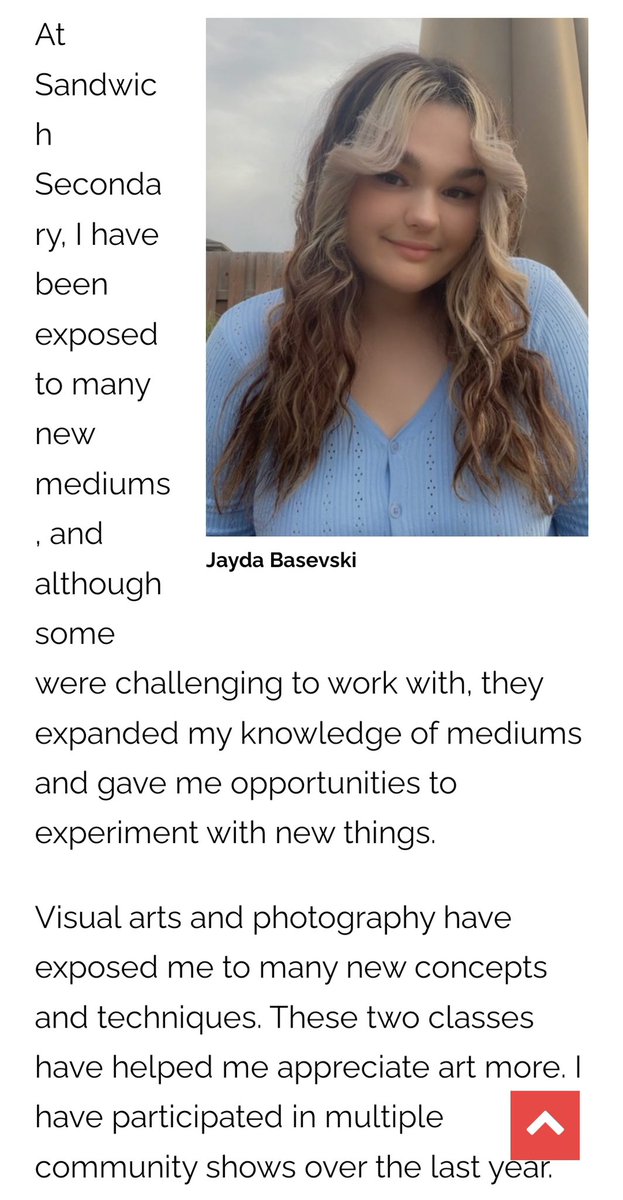 Sandwich_Sabres's tweet photo. Congrats to recent SSS grad Jayda Basevski who's art reflection was featured in the @TheLasallePost Check it out here: https://t.co/a4zn9hLzE3 Good luck to you Jayda as you start the Concurrent ECE program @UWindsor in Sept! #sabreproud #supportlocalart #uwindsor https://t.co/pMlDPpflRl