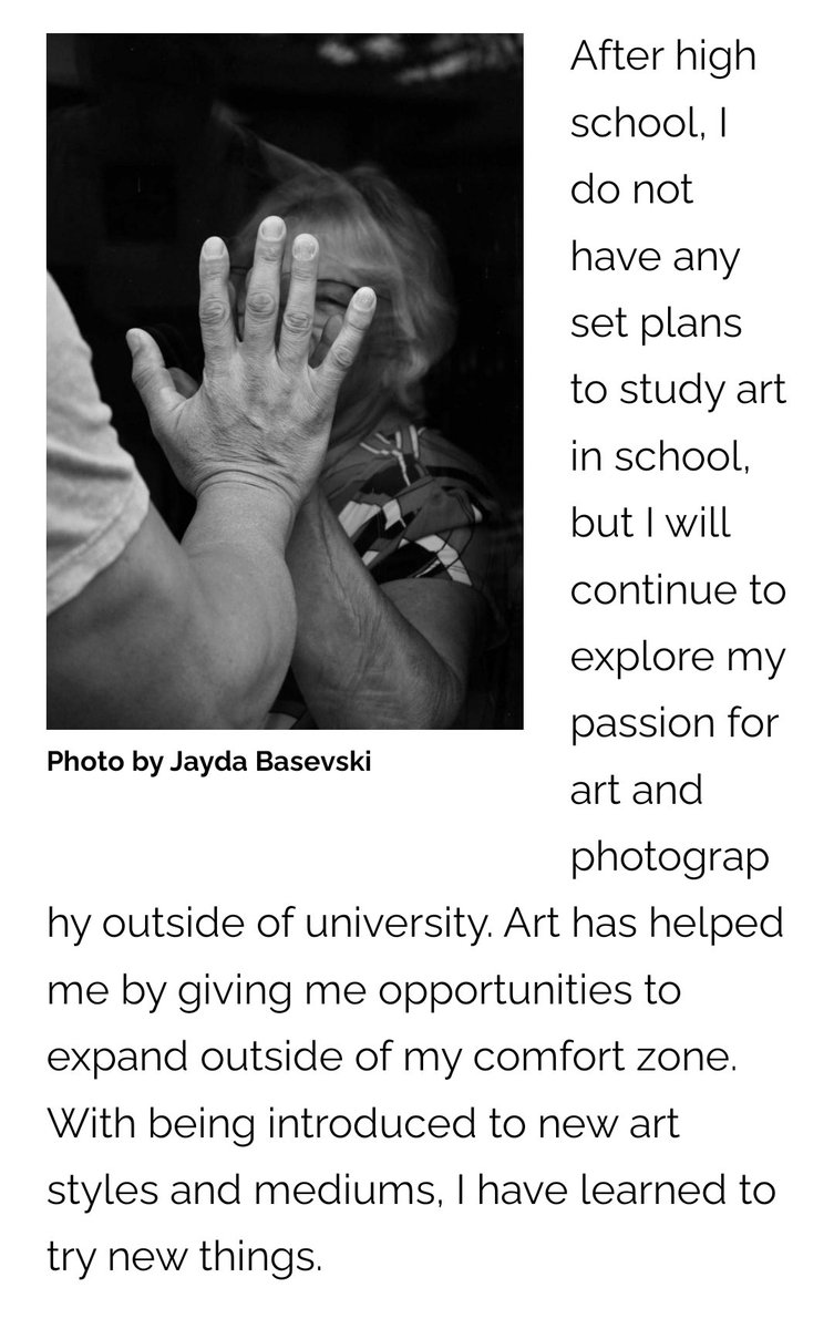 Sandwich_Sabres's tweet photo. Congrats to recent SSS grad Jayda Basevski who's art reflection was featured in the @TheLasallePost Check it out here: https://t.co/a4zn9hLzE3 Good luck to you Jayda as you start the Concurrent ECE program @UWindsor in Sept! #sabreproud #supportlocalart #uwindsor https://t.co/pMlDPpflRl