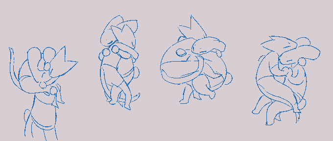 scrapped poses 