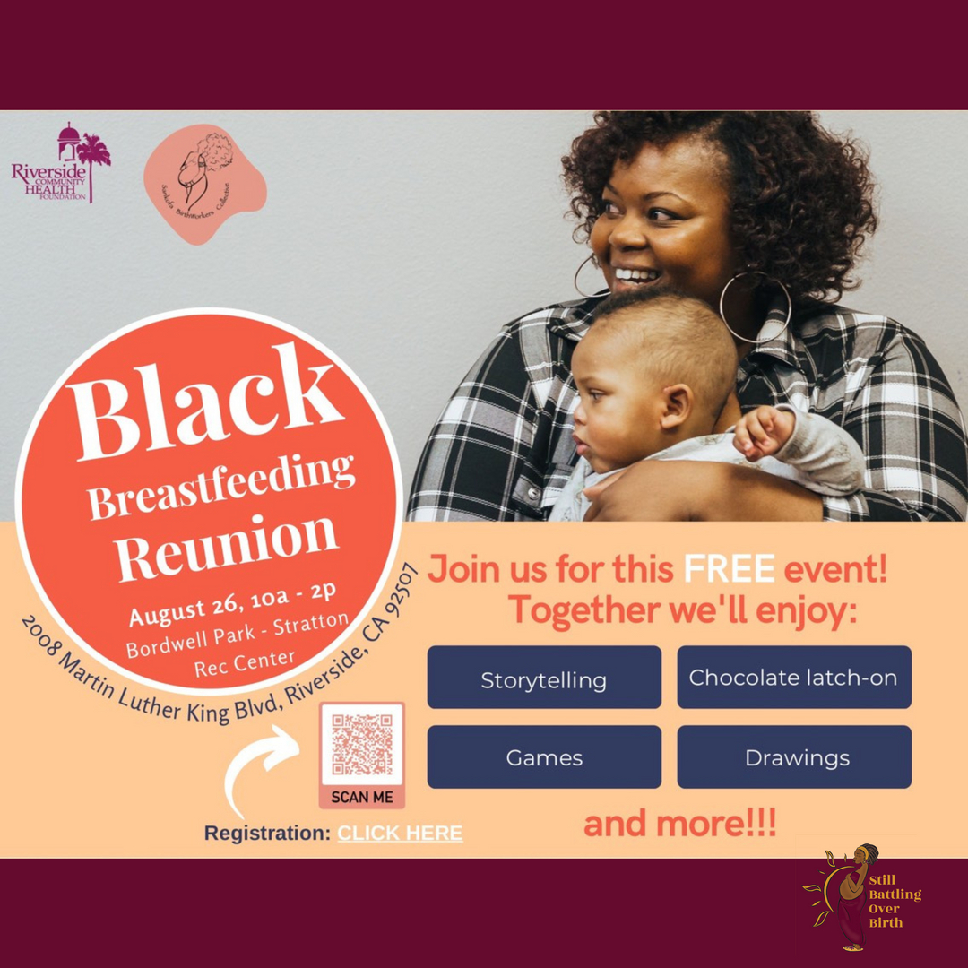 Join us for this FREE event!
Together we'll enjoy:
✔️Storytelling
✔️Games
✔️Chocolate latch-on
✔️Drawings
and more!!!

📌 Tomorrow, Aug, 26, 10am-2pm
Bordwell Park -Stratton Rec Center

Scan the QR Code to Register!

See you! #blackbreastfeedingreunion

#blackdo