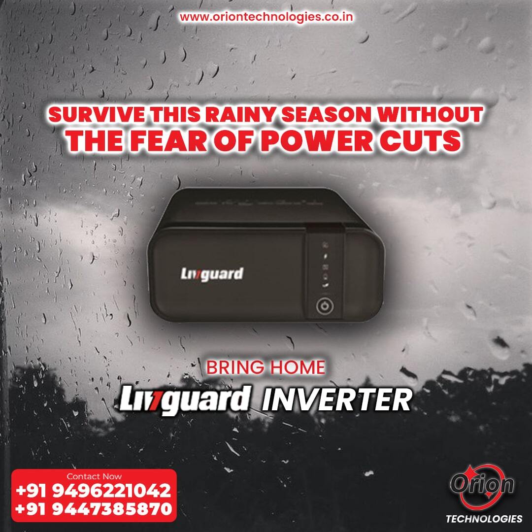 Oriontechnolog7's tweet photo. Survive this rainy season without the fear of power cuts. Bring home livguard inverter!
👉WhatsApp: https://t.co/75DrIUWxSQ
👉Website: https://t.co/Wo3XWAeKx0
👉 Call : +91 9496221042
👉 Mail : admin@oriontechnologies.co.in https://t.co/6KNlAnE1YQ
