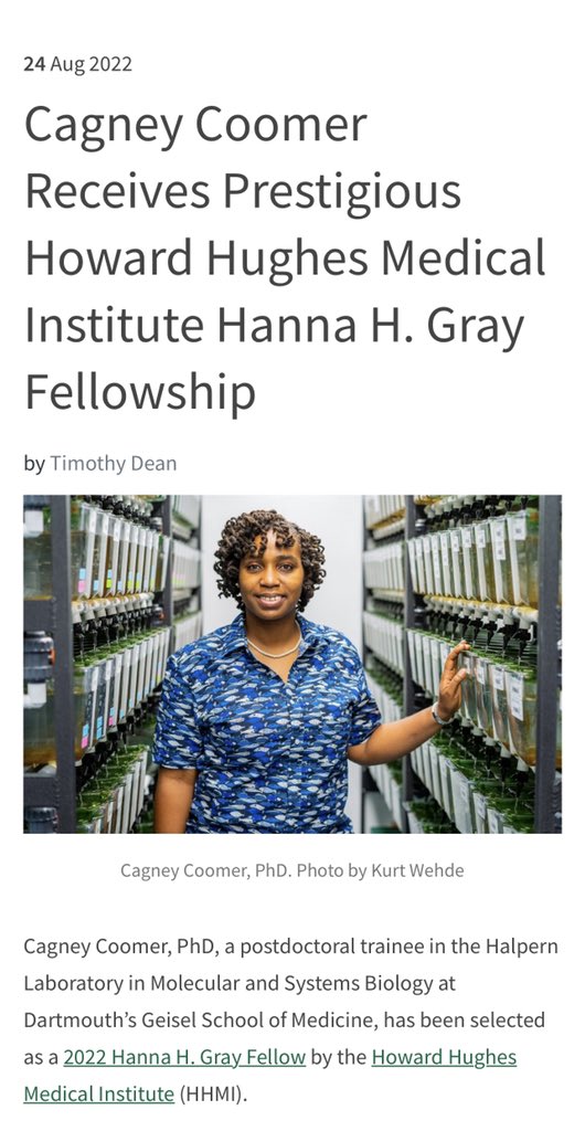 Cagney Coomer, PhD, Hanna Gray Fellow Profile