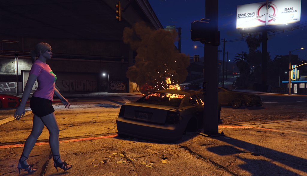 AmyVinewood's tweet photo. They must of had the wrong brand of soft drink in their cupholder 🤷‍♀️💥 #GTAOnline #SprunkVSeCola https://t.co/mFskAvaieW