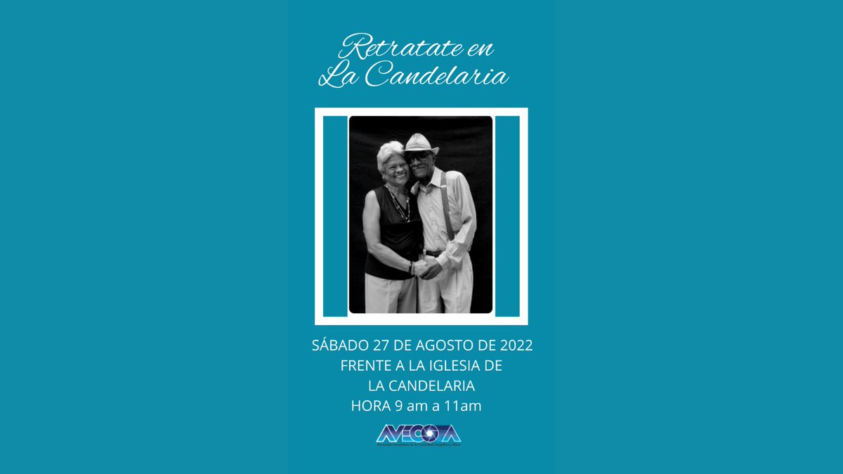 Si deseas conocer los fundamentos para hacer un retrato en fondo negro, te invitamos este sábado 27 de agosto de 9 a 11 am a la Plaza La Candelaria. Allí podrás compartir con los estudiantes del Diplomado en Fotografía, quienes invitarán al público a realizarse un retrato