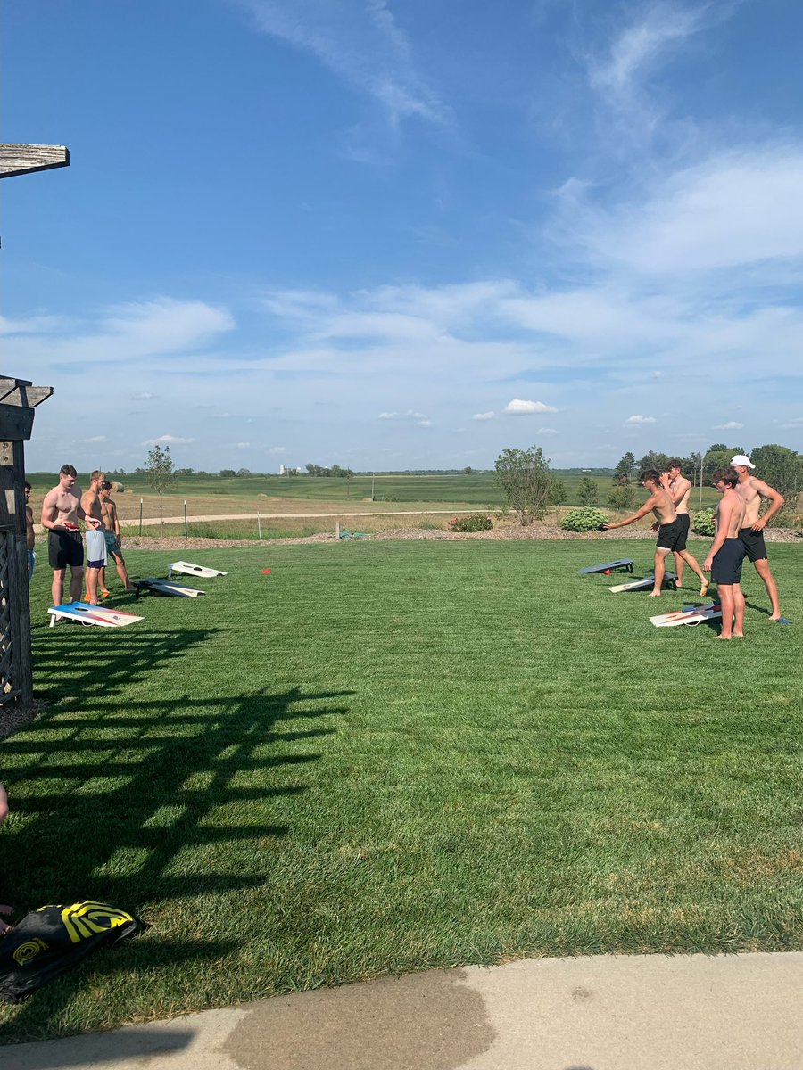 DoaneTigersMBK's tweet photo. Thank you Tom Sorensen once again for hosting our late summer team get together! Great time and great food! https://t.co/J2MqrWB4kL