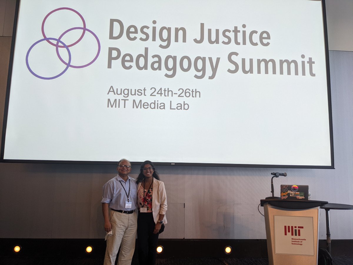 tulikolom's tweet photo. Attending a fantastic conference on Design Justice @MIT.  My daughter @monicarima2 is co-organizing it as part of an awesome team of researchers. #designjusticesummit https://t.co/l12gaoarIX