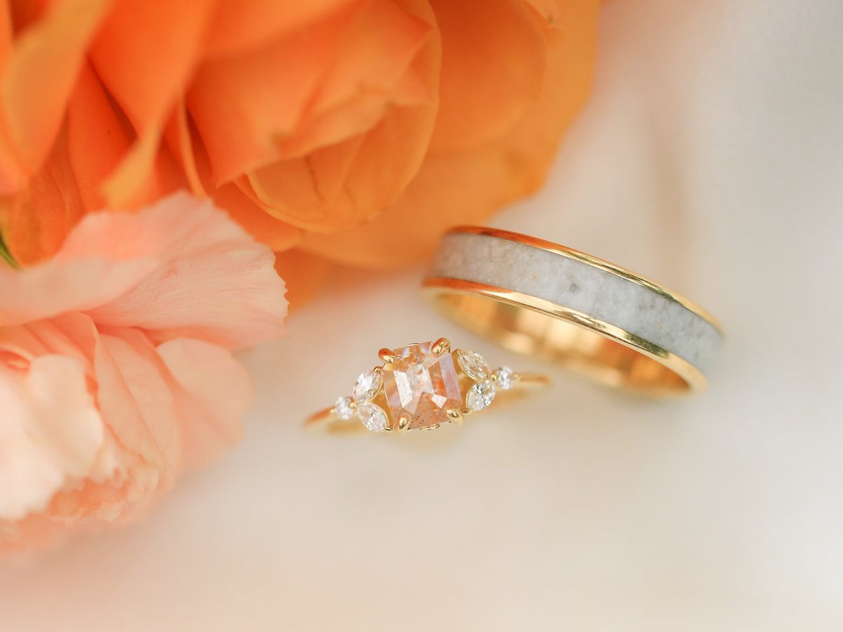 If this ring combo was a flavor, what would it be? We're going with peaches 'n cream 🍑✨