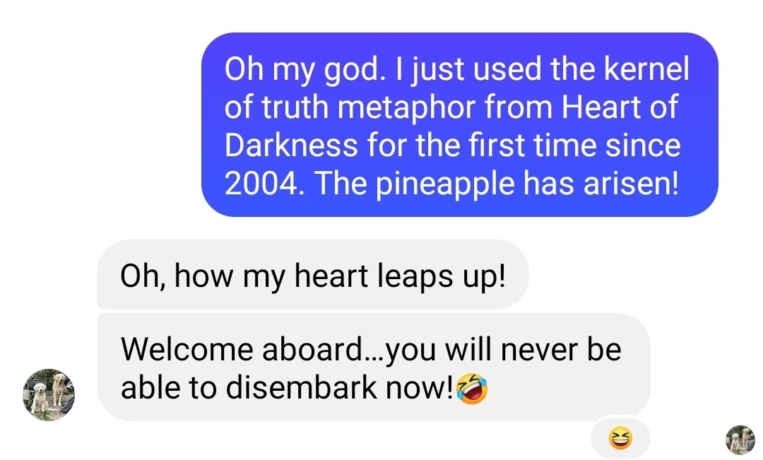 Me and my high school English teacher just now - with an 18-year-old inside joke. Tell a teacher you appreciate them!
