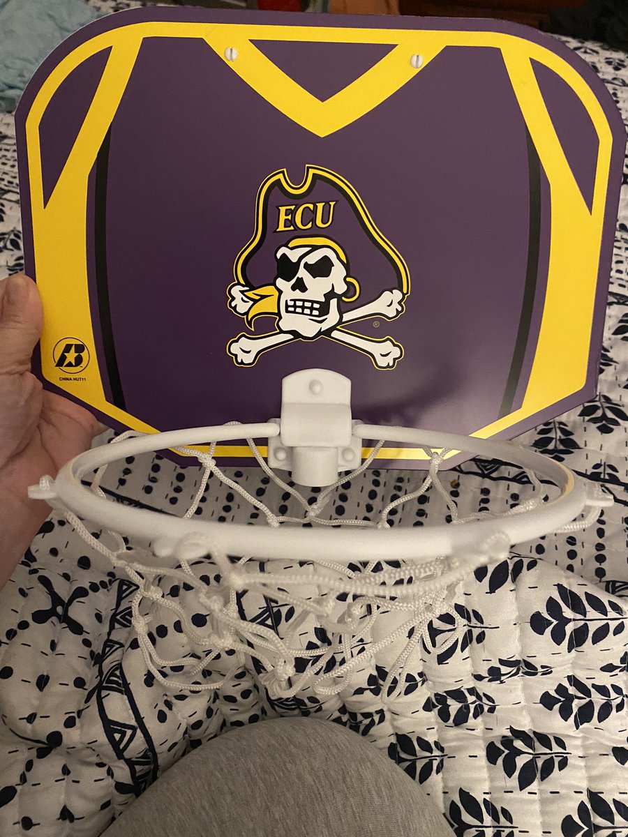 Jenn_Eason's tweet photo. Putting this up in class tomorrow! Thanks to current @EastCarolina freshman JJ DeSarro for adding to the college going culture of my classroom! #NoDunking https://t.co/wdRRgmI5i5