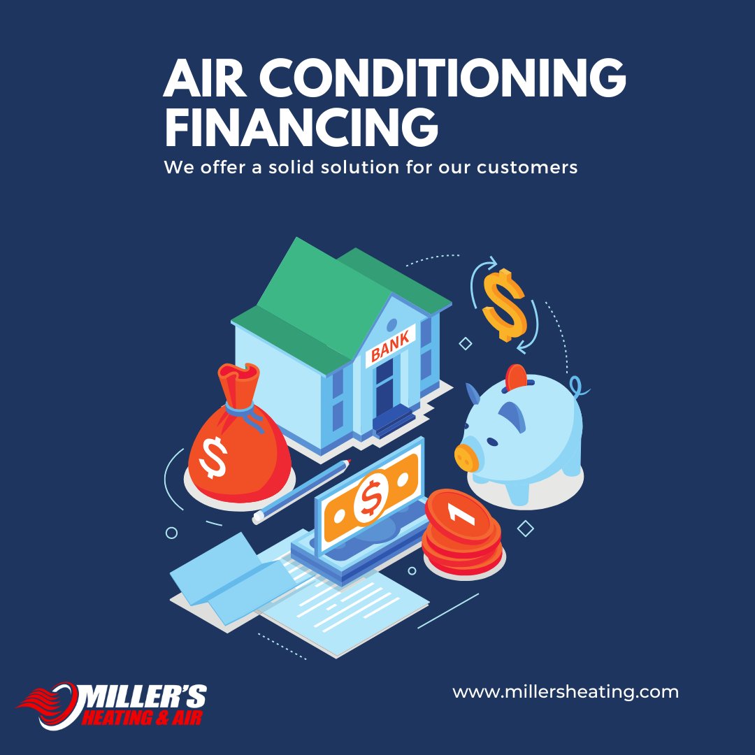 HeatingMiller's tweet image. 💲Millers Heating &amp;amp; Air specializes in heating and air condition, and we can help direct you to local financing, giving our customers friendly terms and affordable rates.

Let us tell you more… millersheating.com/air-conditioni…

#financingoptions #acfinancing #hvac #psccu
