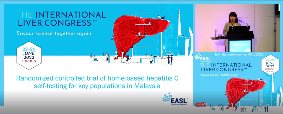 SemXiaohui's tweet photo. #throwback #EASL ILC 2022 in London 2 mths ago, I presented our work “Randomized controlled trial of home-based hepatitis C self-testing for key populations in Malaysia”. https://t.co/ILTnbTE1RY