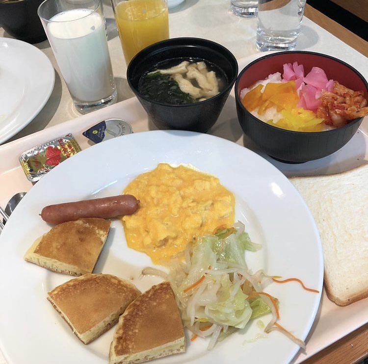 素晴らしい朝食でした🥞#japanesebreakfast 
#Yummmy 
#japanesefood