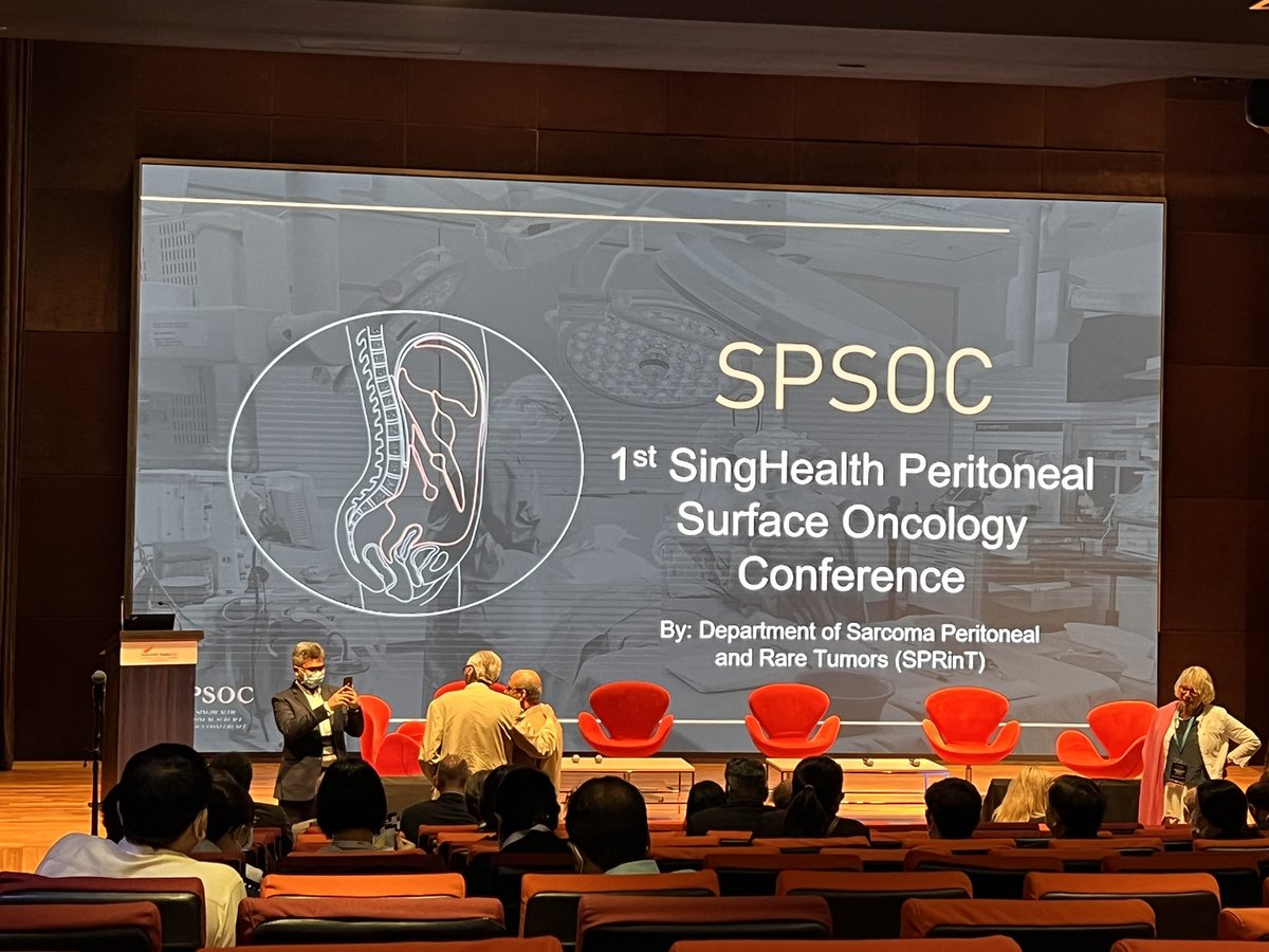 EvelynWongYT's tweet photo. #happeningnow 1st SingHealth Peritoneal Surface Oncology Conference in 🇸🇬!. Congrats to @JohnnyOngCA @Jolenewongsm @ChiaClaramae on the successful opening! #SPRinT Plenarytalk: Prof Med.Beate.Rau on setting up a comprehensive peritoneal centre 💥💥 https://t.co/LhUDRHAgYB
